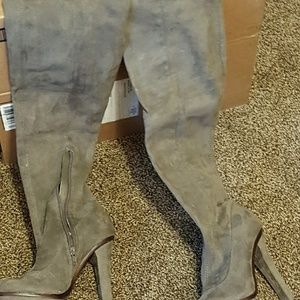 High heel, thigh high boots. Nwot
